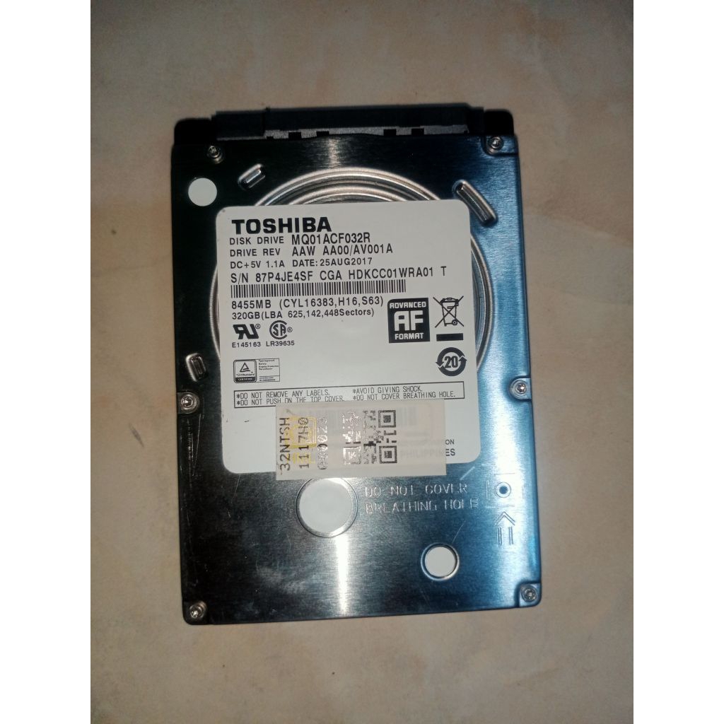 Hardisk Laptop 320gb