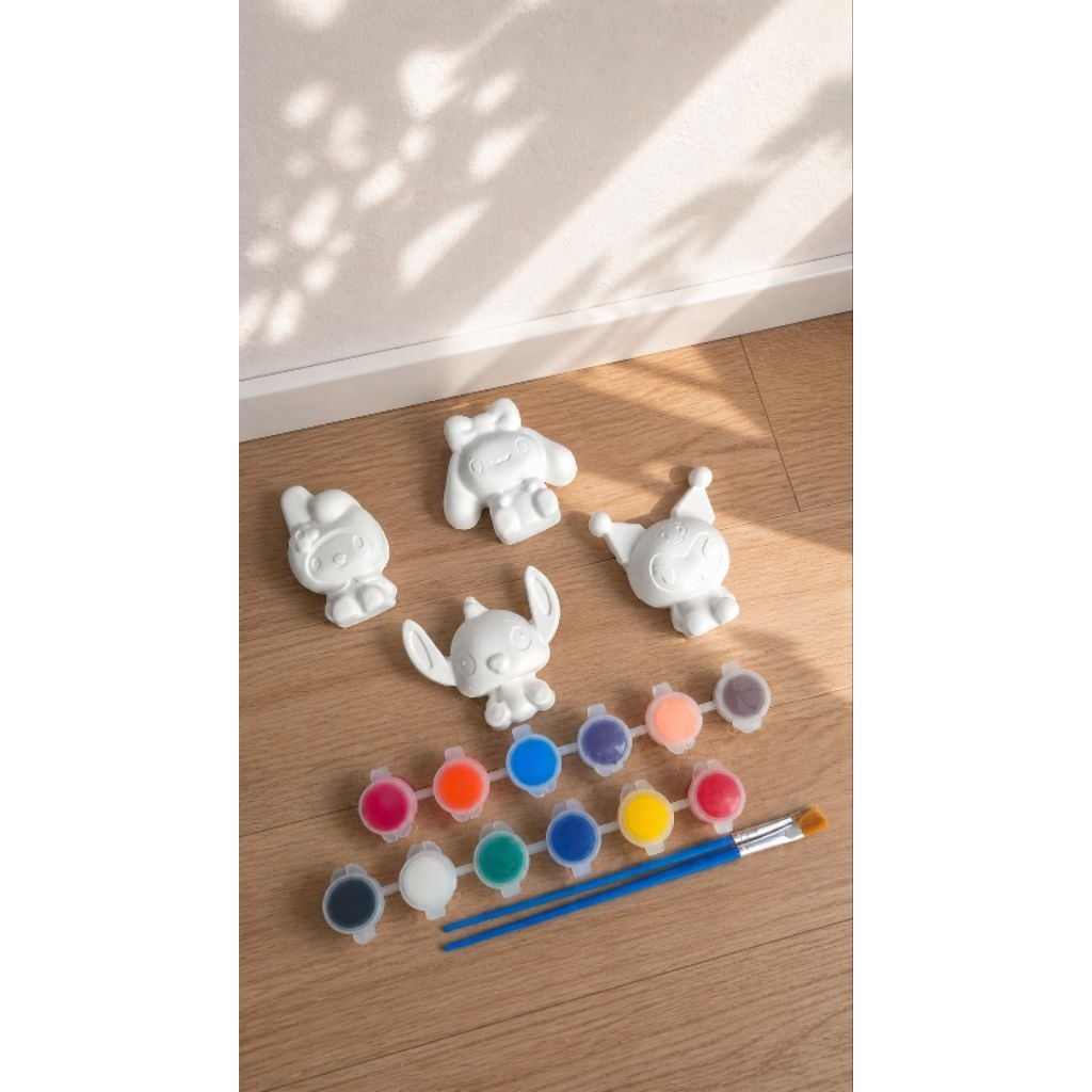 GYPSUM PAINTING/DIY MEWARNAI GYPSUM