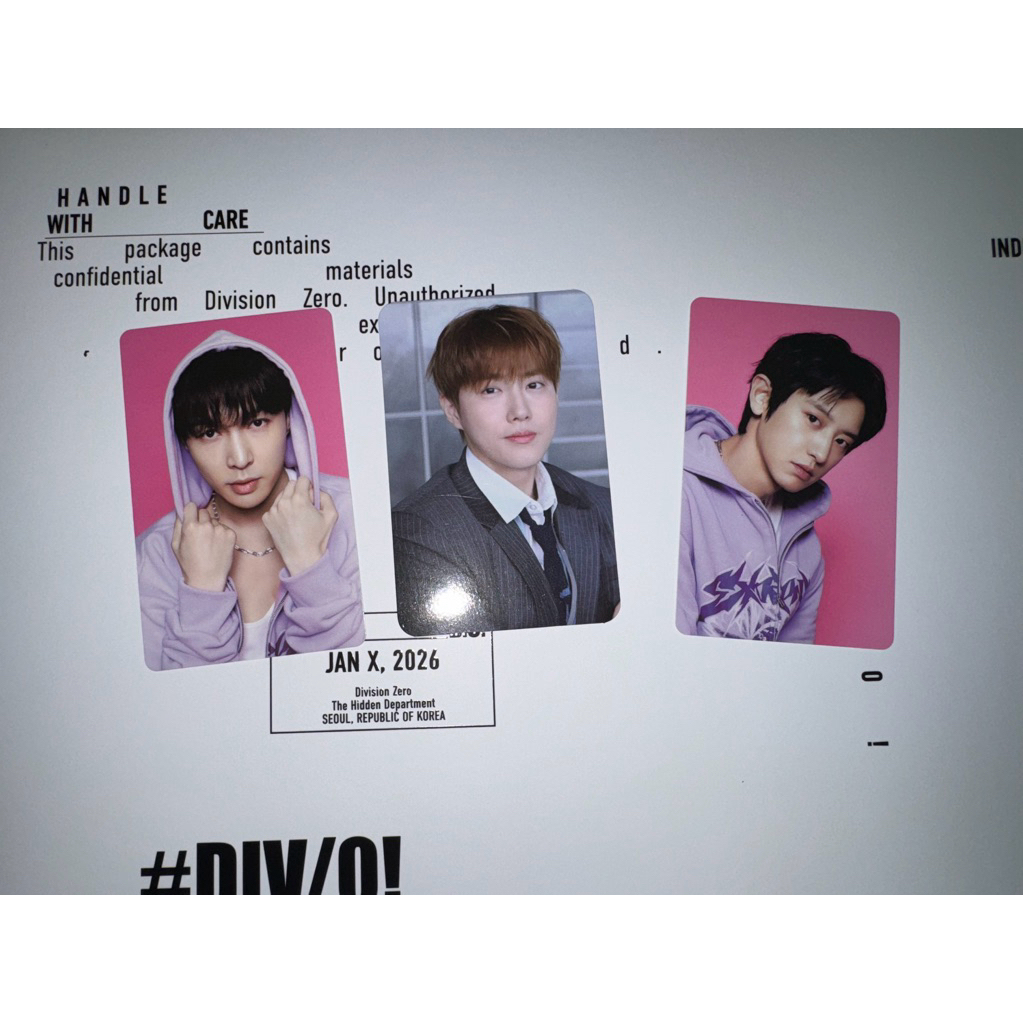 photocard SG EXO 2026 (lay, suho, chanyeol)