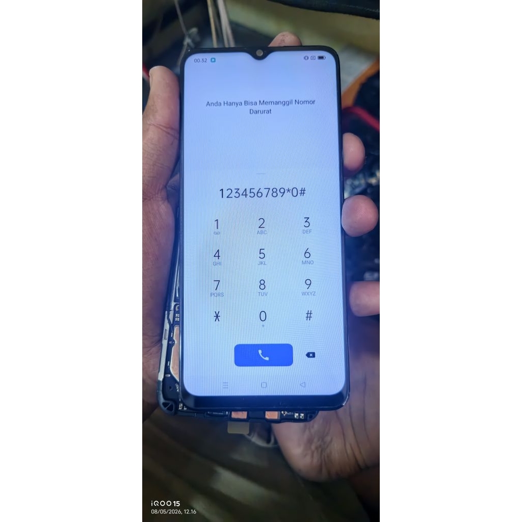 LCD Realme C15 Qualqomm Edition RMX2195 Original Copotan