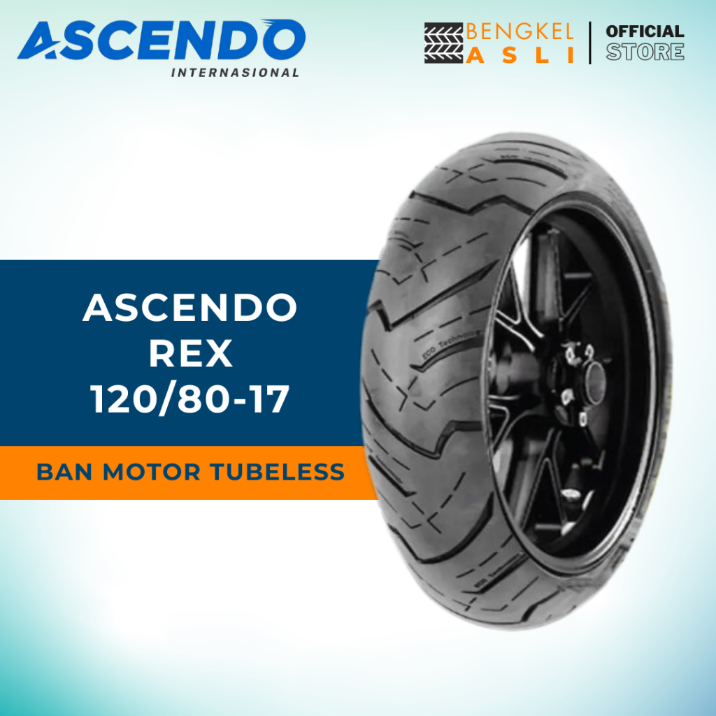 Ban Motor ASCENDO REX Ring 17 120/80-17 Tubeless (TL)