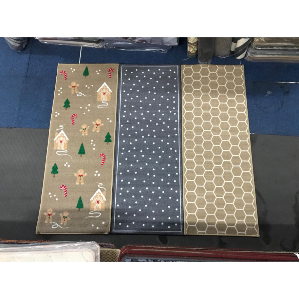 KESET DAPUR PANJANG RUNNER MINIMALIST ANTISLIP 57X150