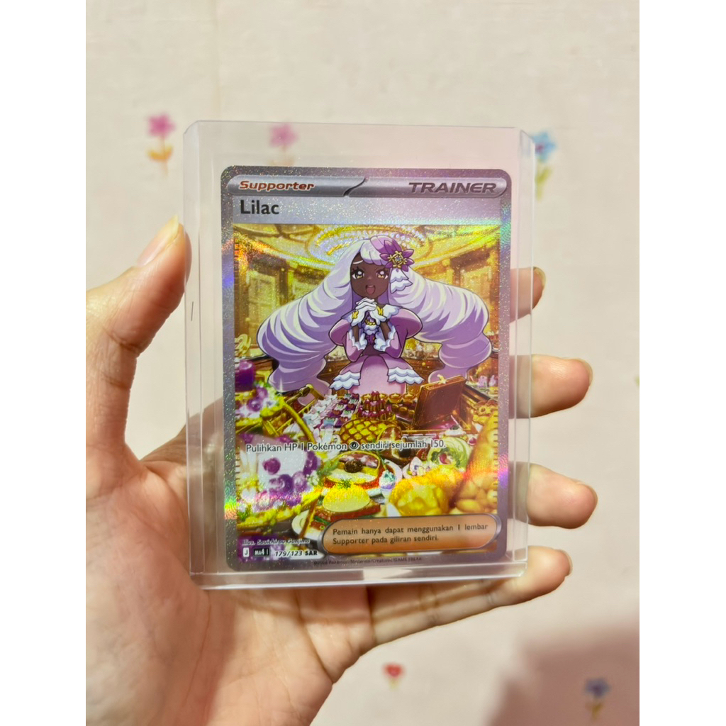 KARTU POKEMON TCG - Lilac Trainer - Ledakan Peniada SAR MA4