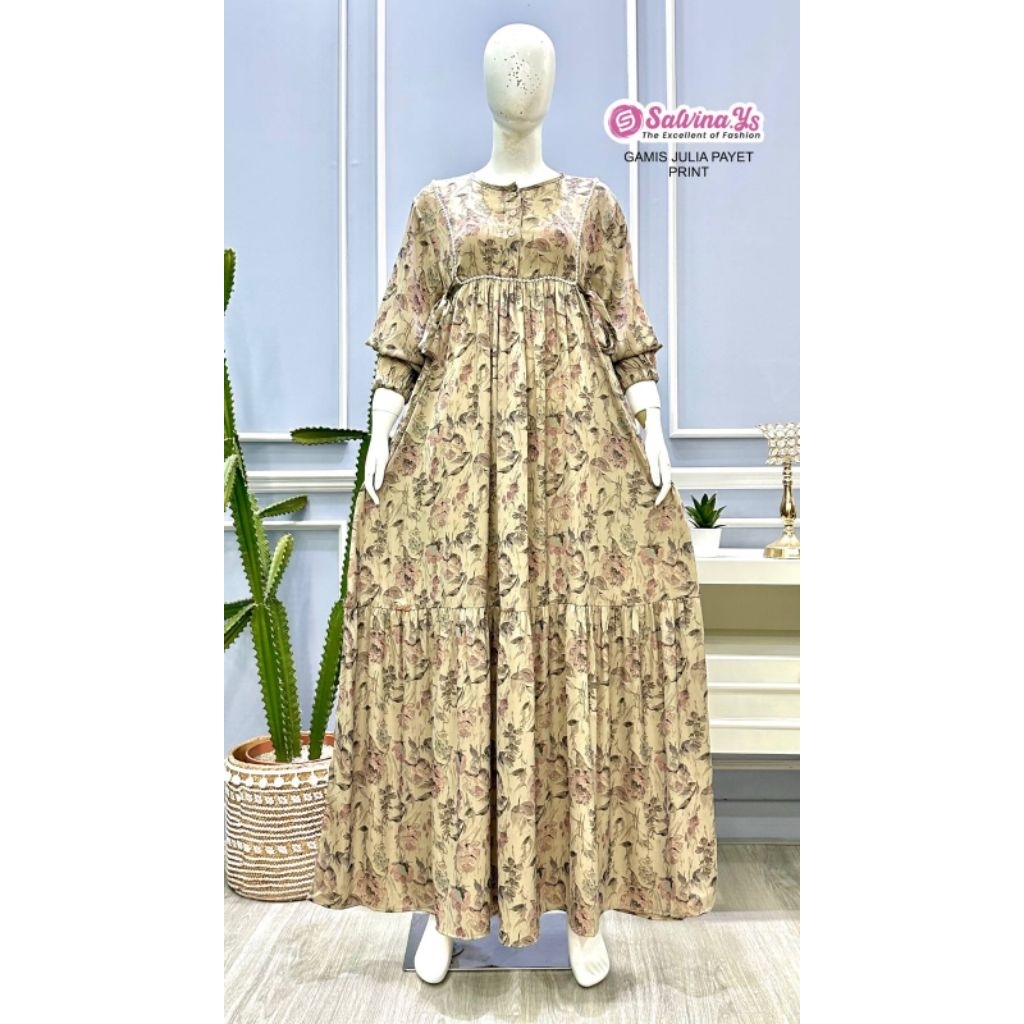 SALVINA YS.GAMIS TILE MOTE JULIA MOTIF LD 115-120 PB 140 GAMIS BUSUI