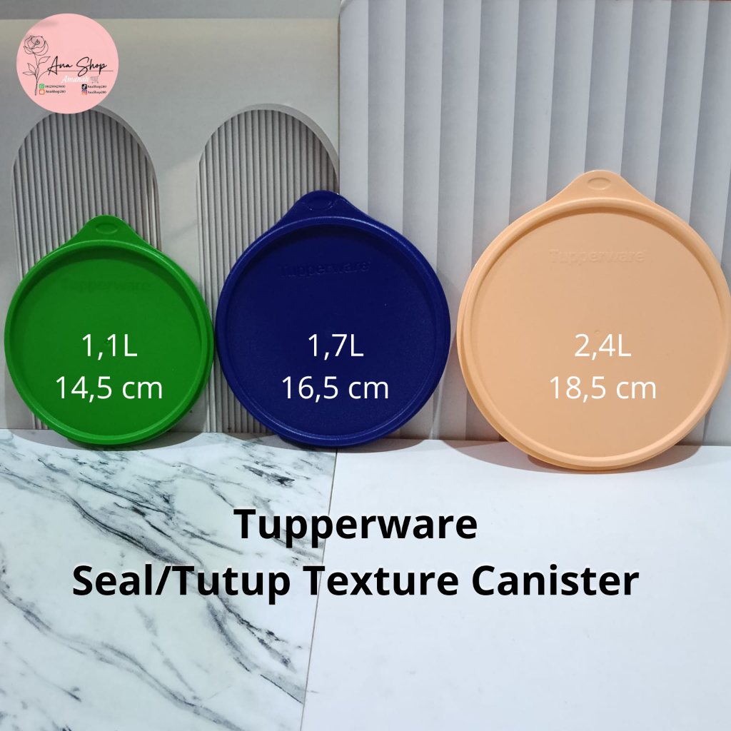 Tupperware Seal/Tutup Texture Canister