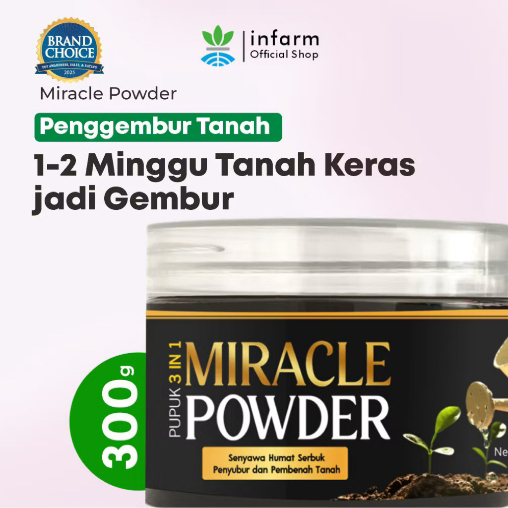 Pupuk INFARM Miracle Powder Asam Humat 300 gram