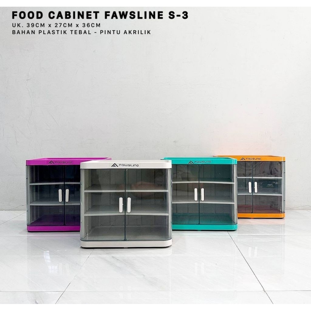 lemari makanan food cabinet 3susun