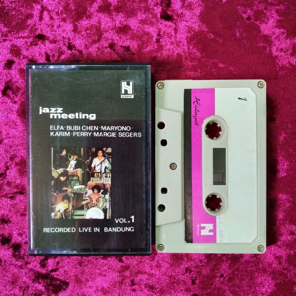 Kaset V/A (Elfa, Bubi Chen, Maryono, dll) - Jazz Meeting Vol. 1 (Hidayat Record)