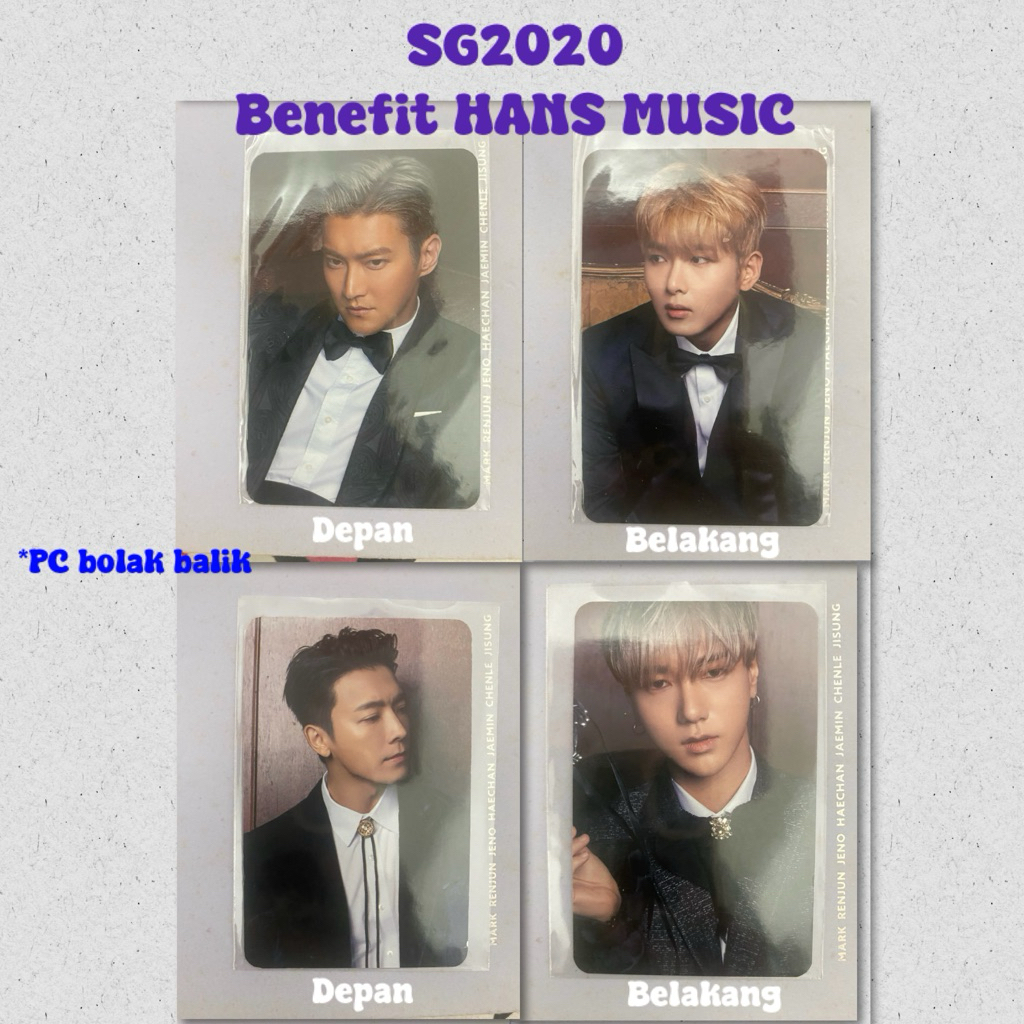 PHOTOCARD PC benefit Hans Music Super Junior Season Greetings 2020 Donghae Yesung Ryeowook Siwon