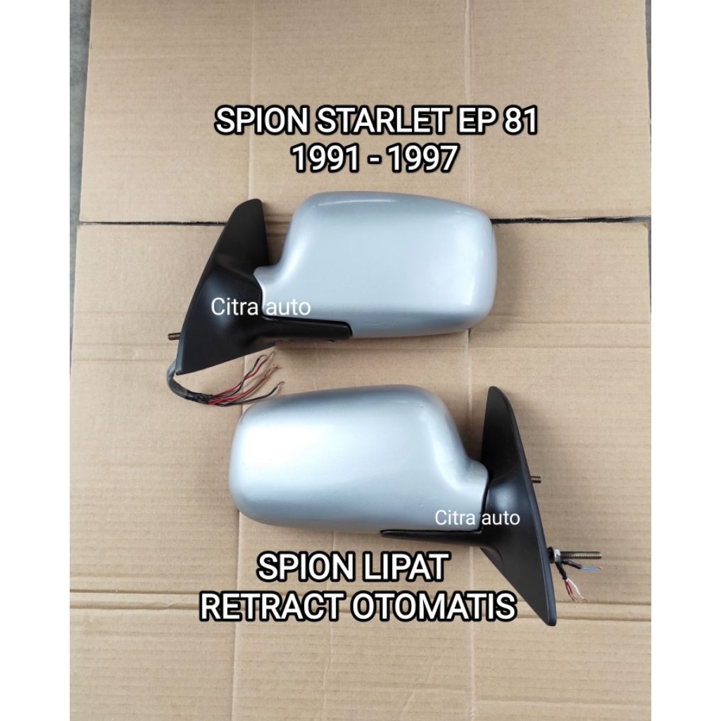 Spion Starlet EP81 1991-1997 Retract Kapsul Sepasang