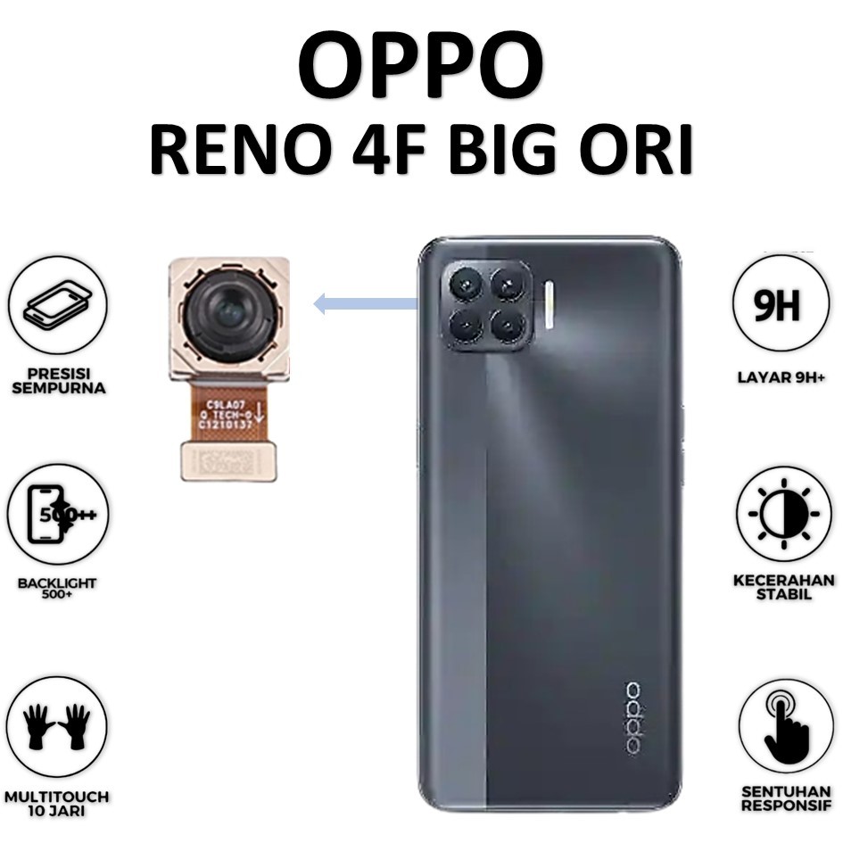 CAMERA BELAKANG OPPO RENO 4F ORIGINAL