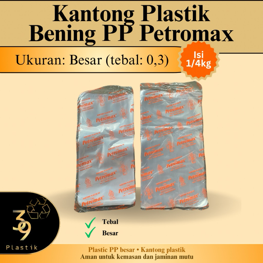 Plastik Bening PP Petromax Besar