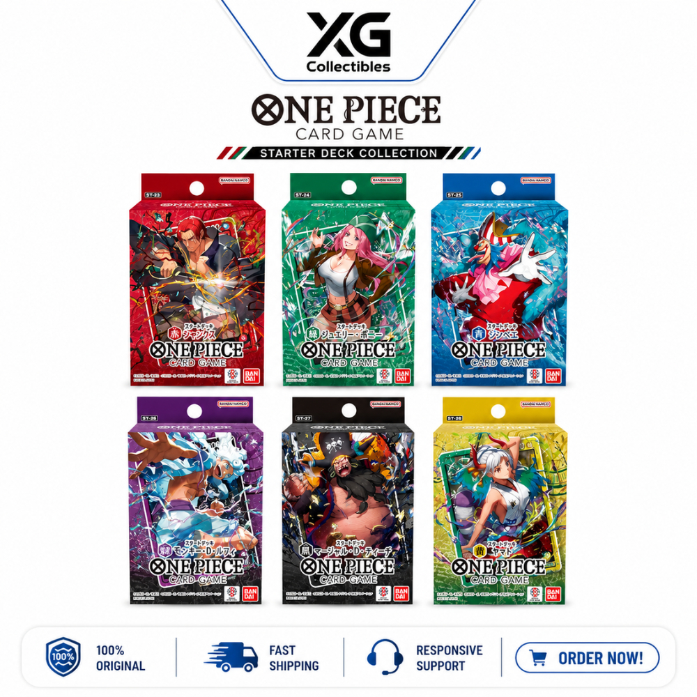 Bandai One Piece Card Game TCG Starter Deck ST23 ST24 ST25 ST26 ST27 ST28 Original Japanese Purple L