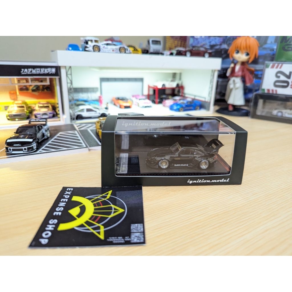 Ignition Model 1/64 Porsche RWB 993 Dark Star Black