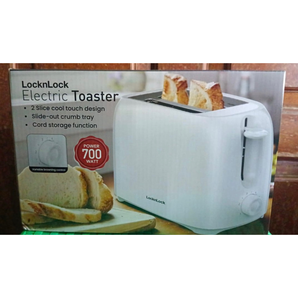 Electric Toaster LocknLock Pemanggang Roti