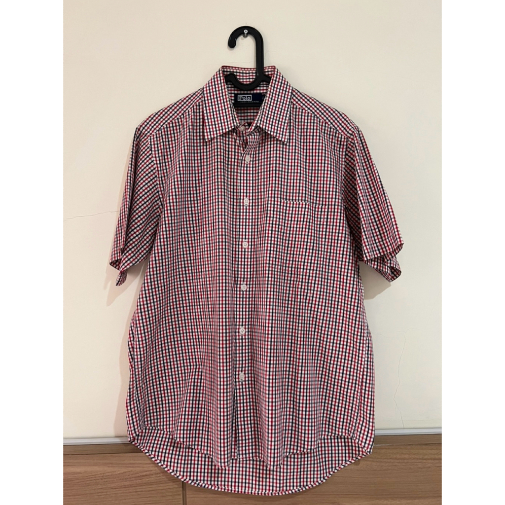 [Preloved] Kemeja Motif Kotak Polo Pria