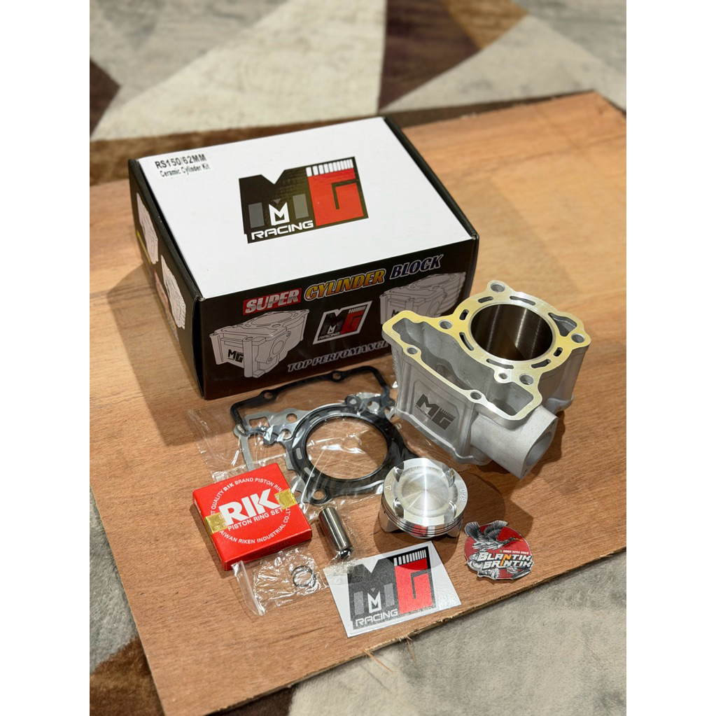 CYLINDER BLOK MG RACING SONIC 150 62 MM 65 MM CERAMIC CYLINDER BLOK MG RACING SONIC 150 - GTR 150 62