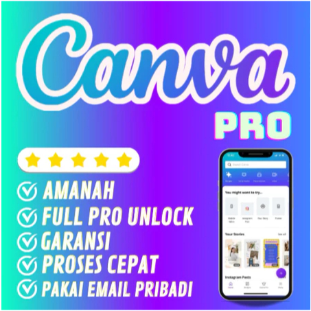 50.000++ Template Canva | Canva Pro 1 Bulan & LIFETIME