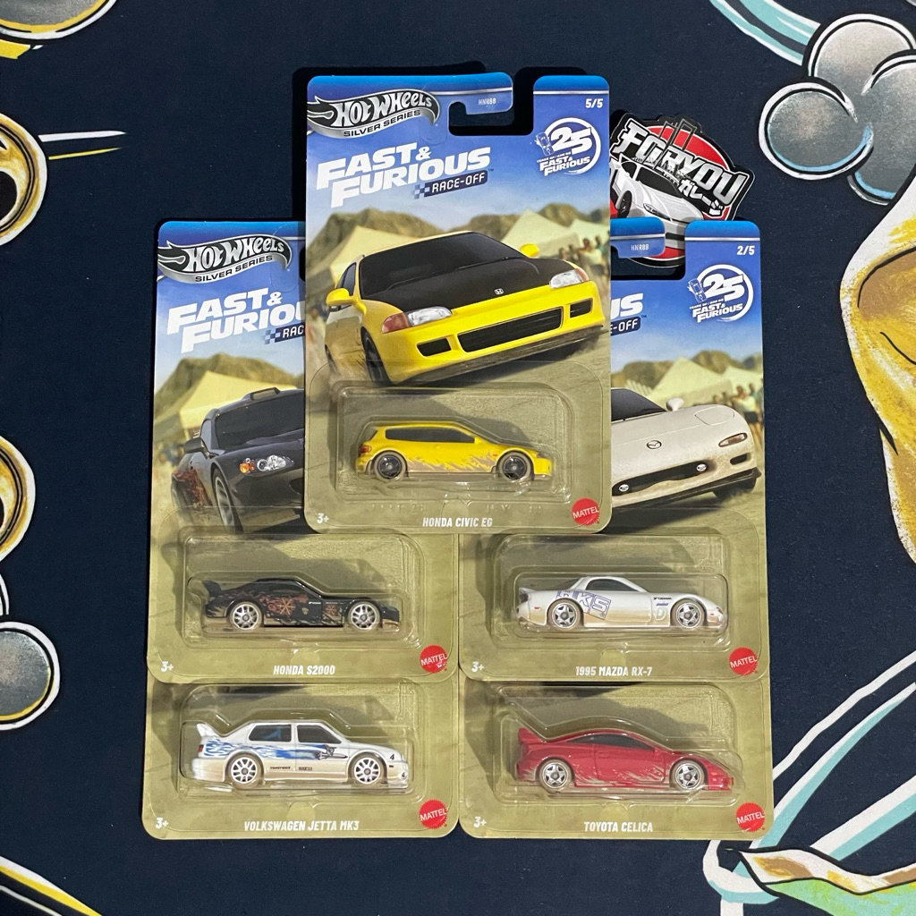Hotwheels Fast Furious Race Off Set
