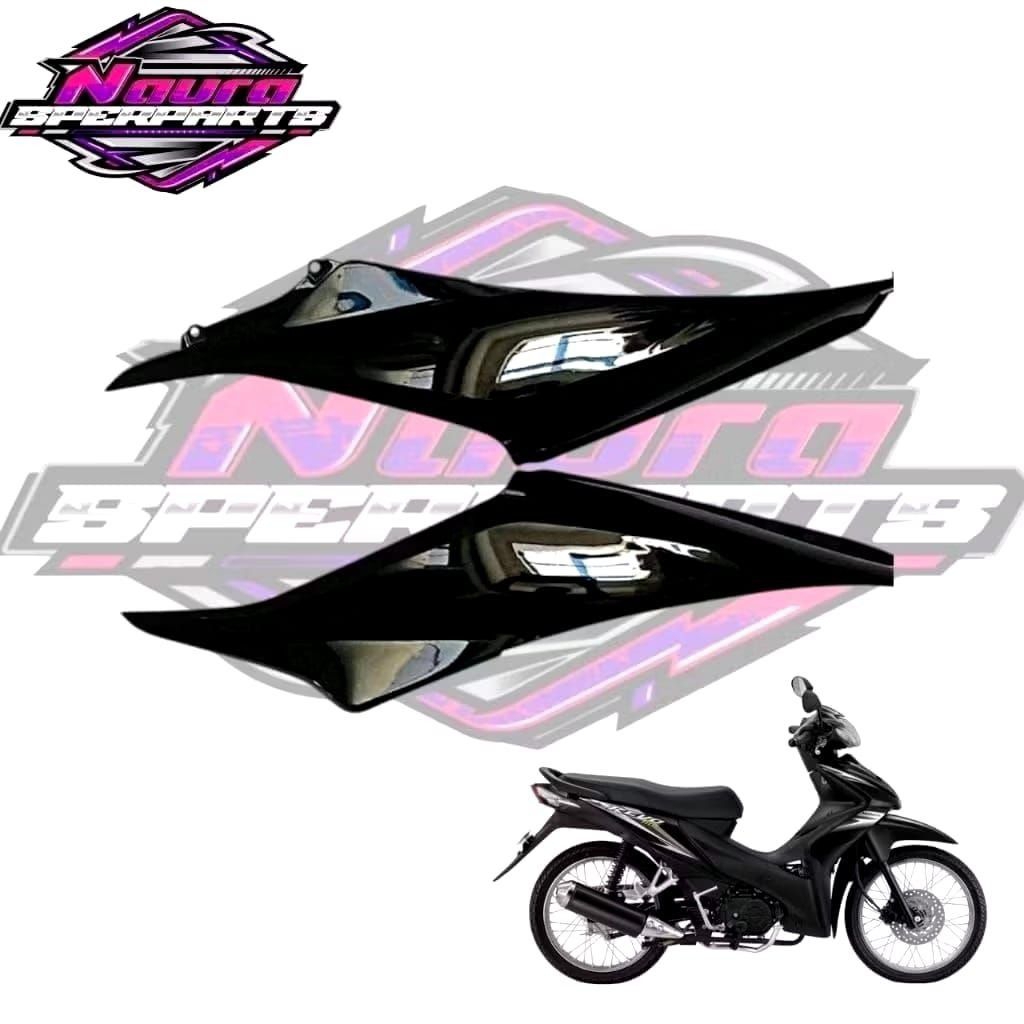 Cover Body Belakang Bodi Belakang Honda Absolute Revo 110 Revo Fit Revo AT Warna Hitam