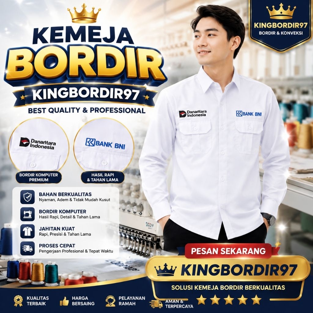 Kemeja BNI Danantara Indonesia/Kemeja Danantara BNI
