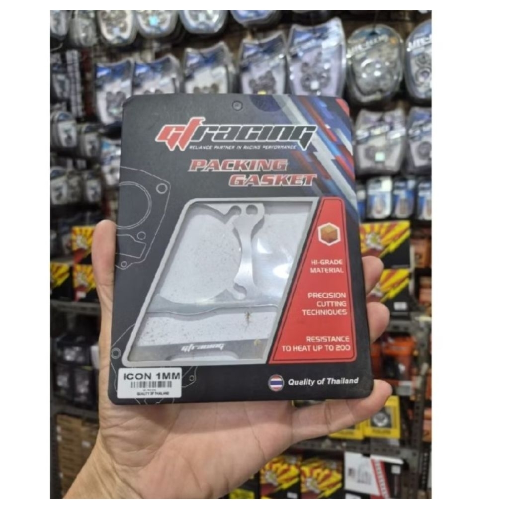 PAKING BLOCK BLOK SEHER ALMUNIUM BEAT SCOOPY KARBU 1 2 3 MM ALMU GF RACING