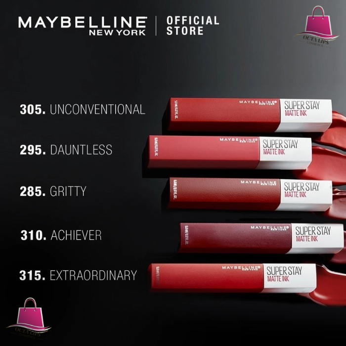 PROMO SPESIAL Maybelline New York Super Stay Matte Ink Lipstik Warna Merah Matte Tahan Lama