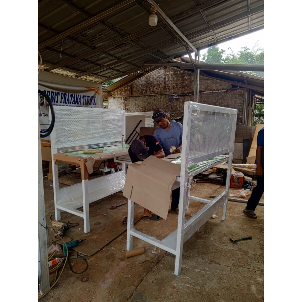 MEJA WORKSTATION MEJA WORK BENCH MEJA PERKAKAS SERBAGUNA