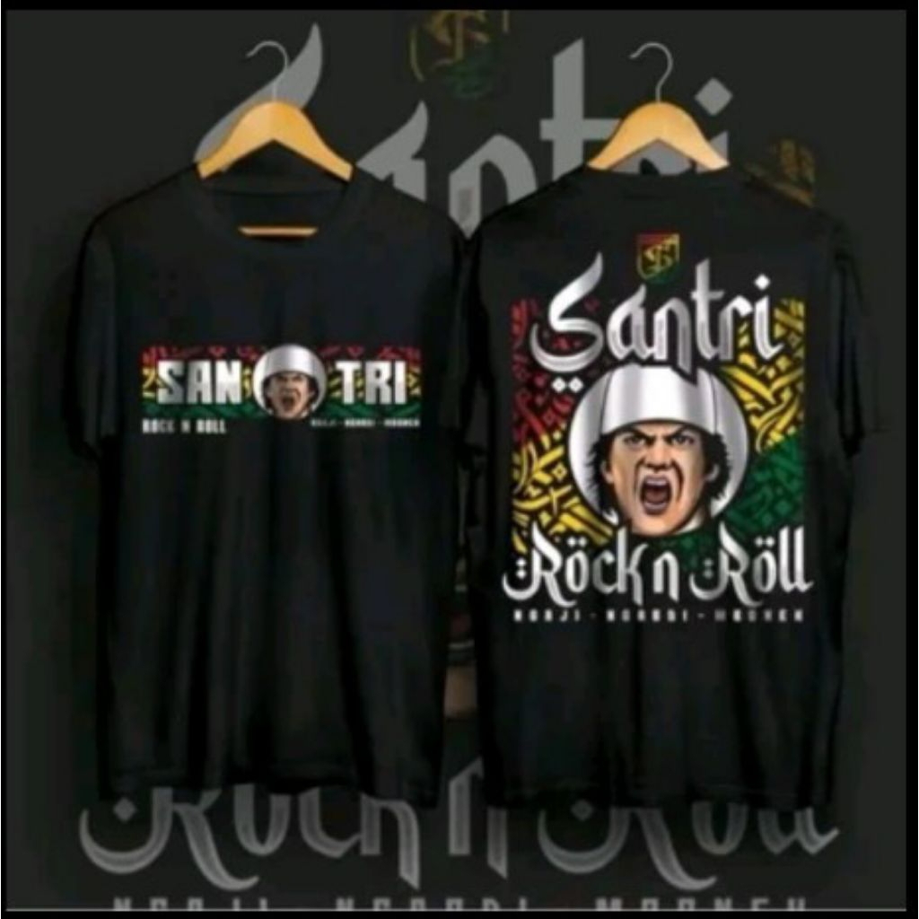 kaos santri rock n roll