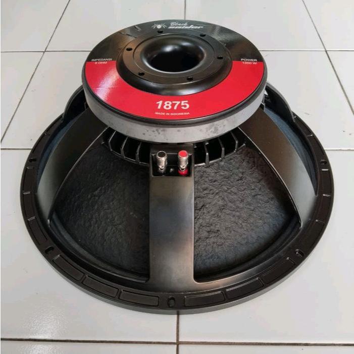 Speaker Komponen Black Spider 1875 Woofer 18 Inch 18inchi 18in 18 in BlackSpider BS 1200 Watt Origin