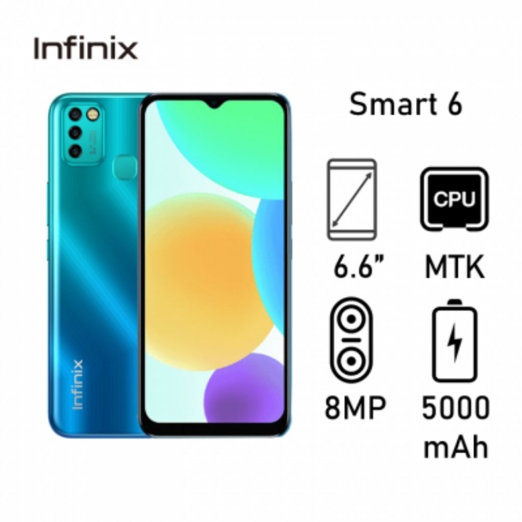 Infinix Smart 6 3/64 Hitam Second