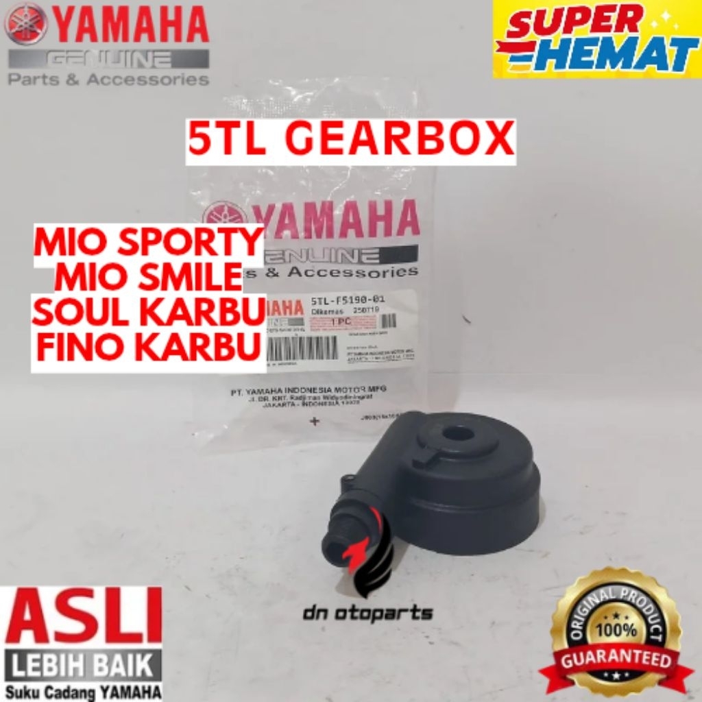 GEAR BOX ORIGINAL YAMAHA KODE 5TL, GEAR BOX MIO SPORTY, GEAR BOX MIO SMILE, GEAR BOX SOUL KARBU, GEA
