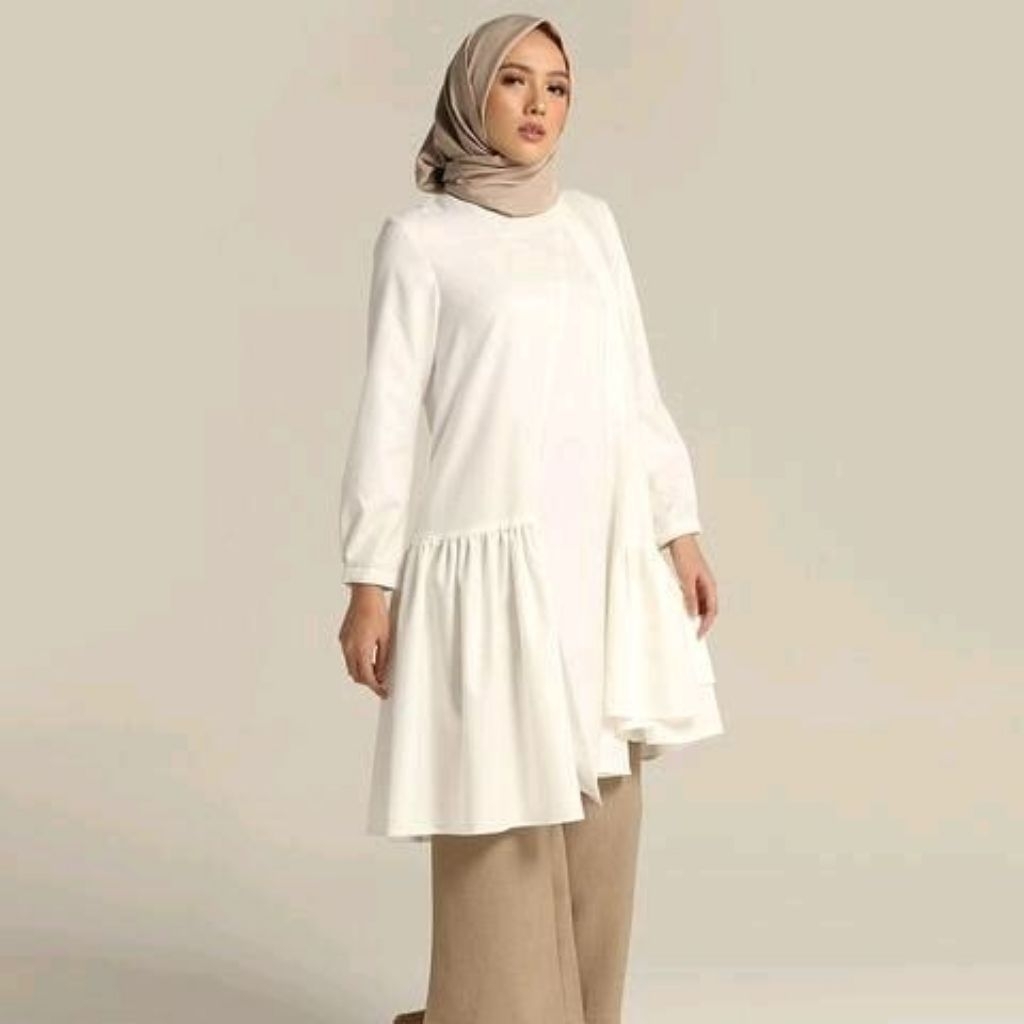 Kami Zemira Tunik Cloud White XL Kamiidea