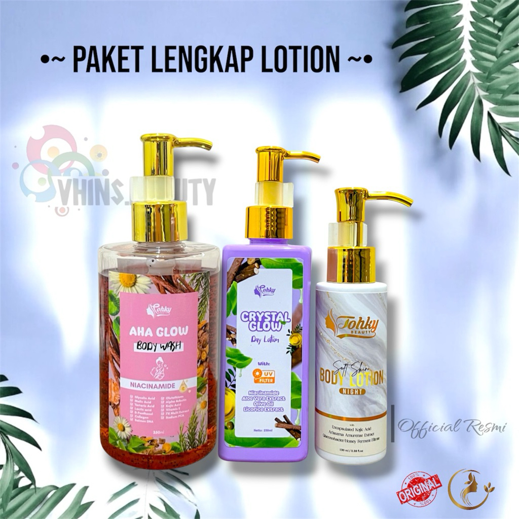 PAKET LENGKAP LOTION WHITENING TOHKY BEAUTY