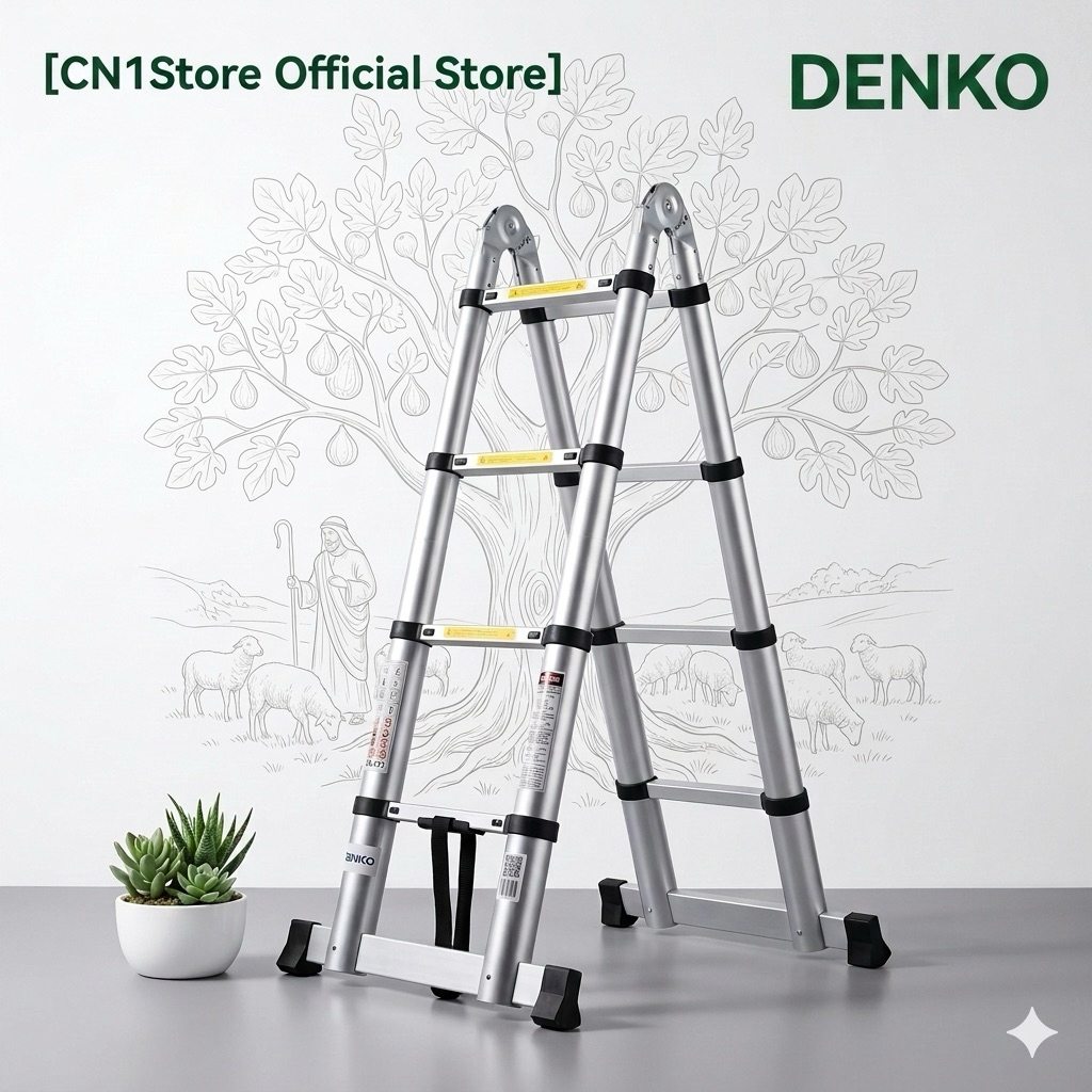 Tangga Double Teleskopik (DENKO) | Alumunium Double Teleskopik Ladder
