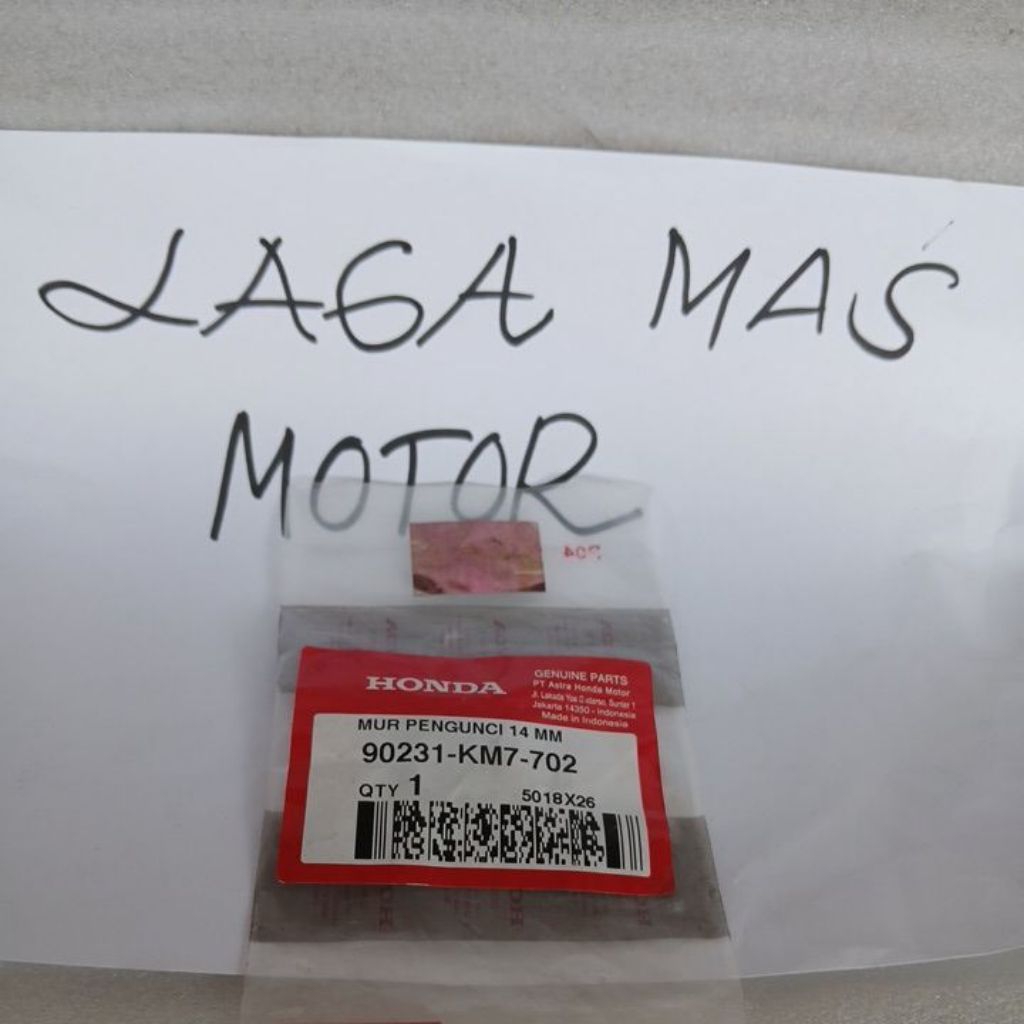 Mur pengunci prodo kopling kode part 90231-087-010