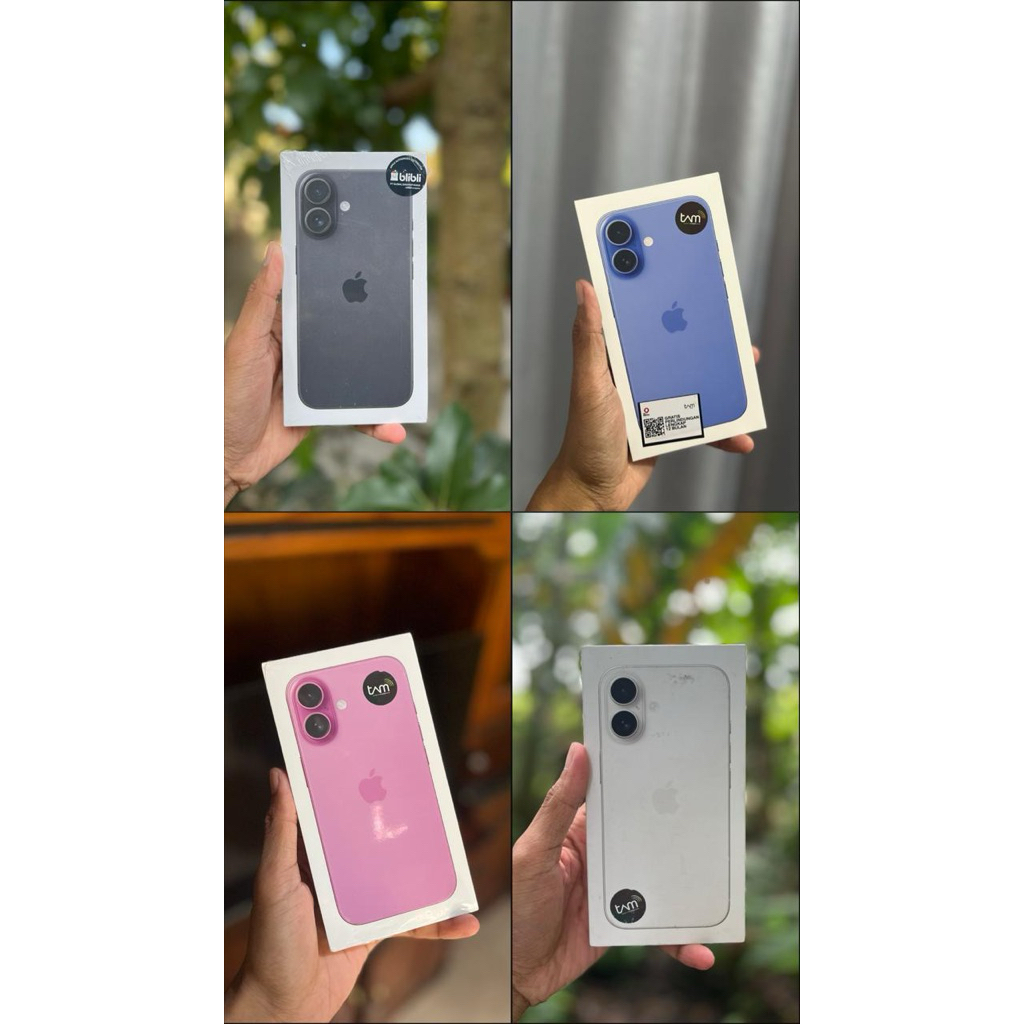 iPhone 16 128gb NEW BARU SEGEL