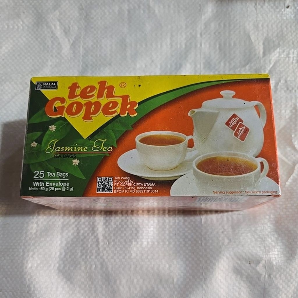Teh gopek celup aplop 1 kotak isi 25 amplop ( Celup AMPLOP )