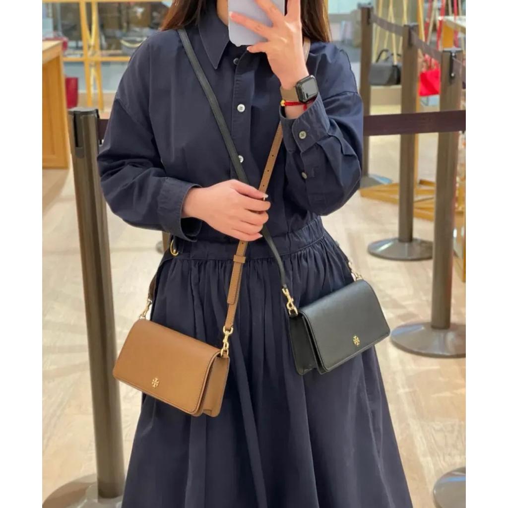 Emerson Mini Crossbody Tb black & Moose