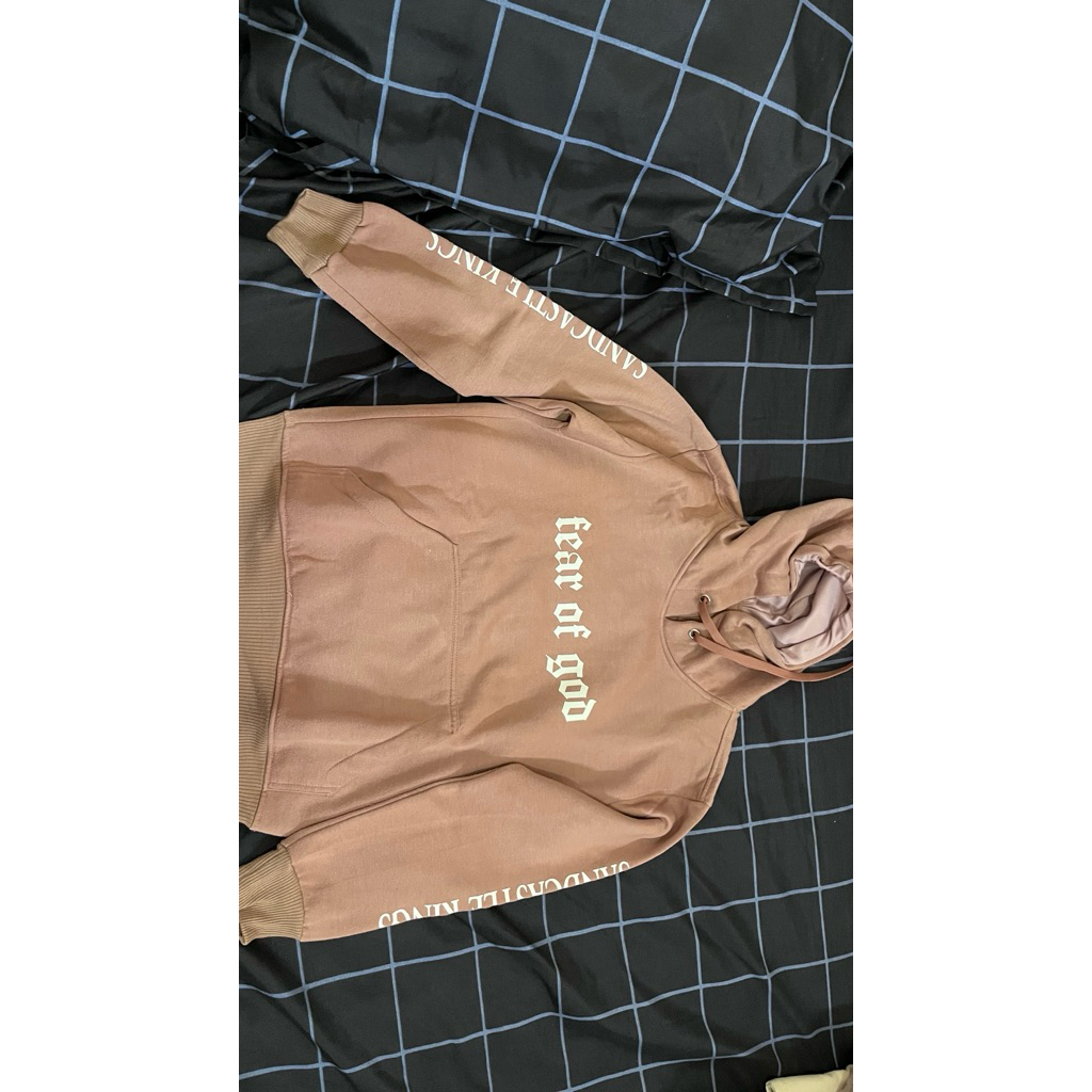 Hoodie Fear of God coklat