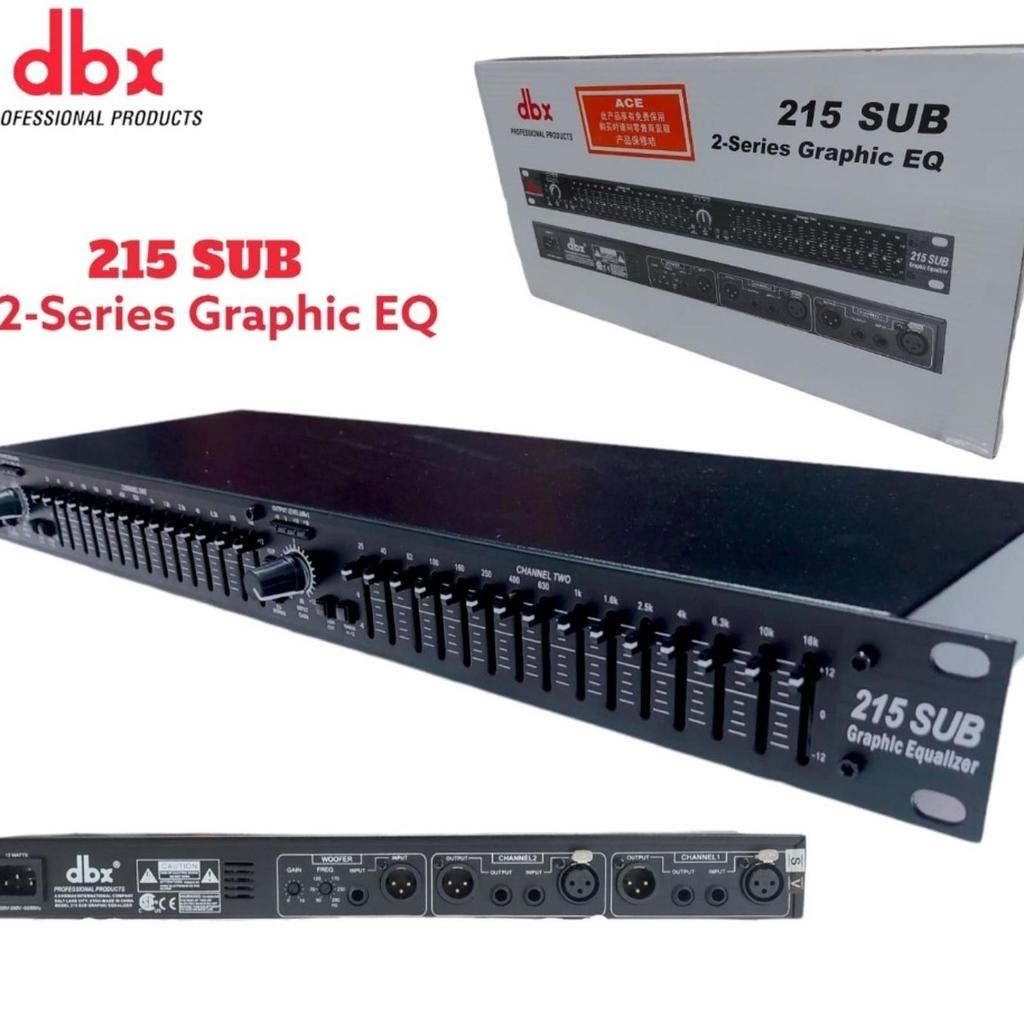 DBX EQUALIZER DBX 215 + SUB DBX 215SUB DBX215SUB / dbx 215 sub / dbx215sub GRADE A