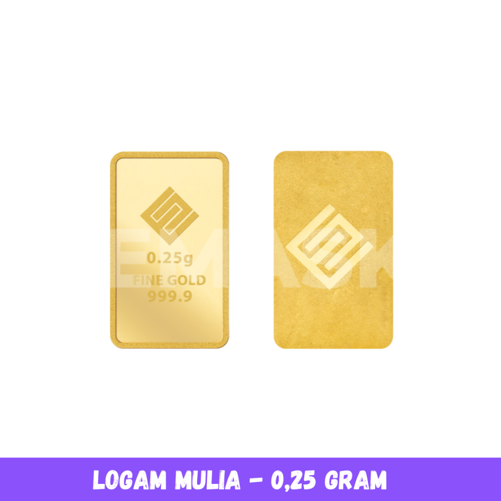 Emasku - Kemasan 0,25 Gram - Logam Mulia