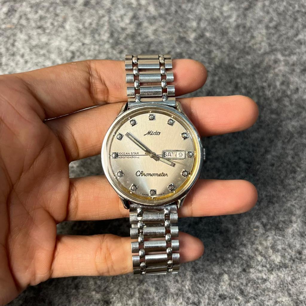 Jam tangan mido commander second original automatic widing