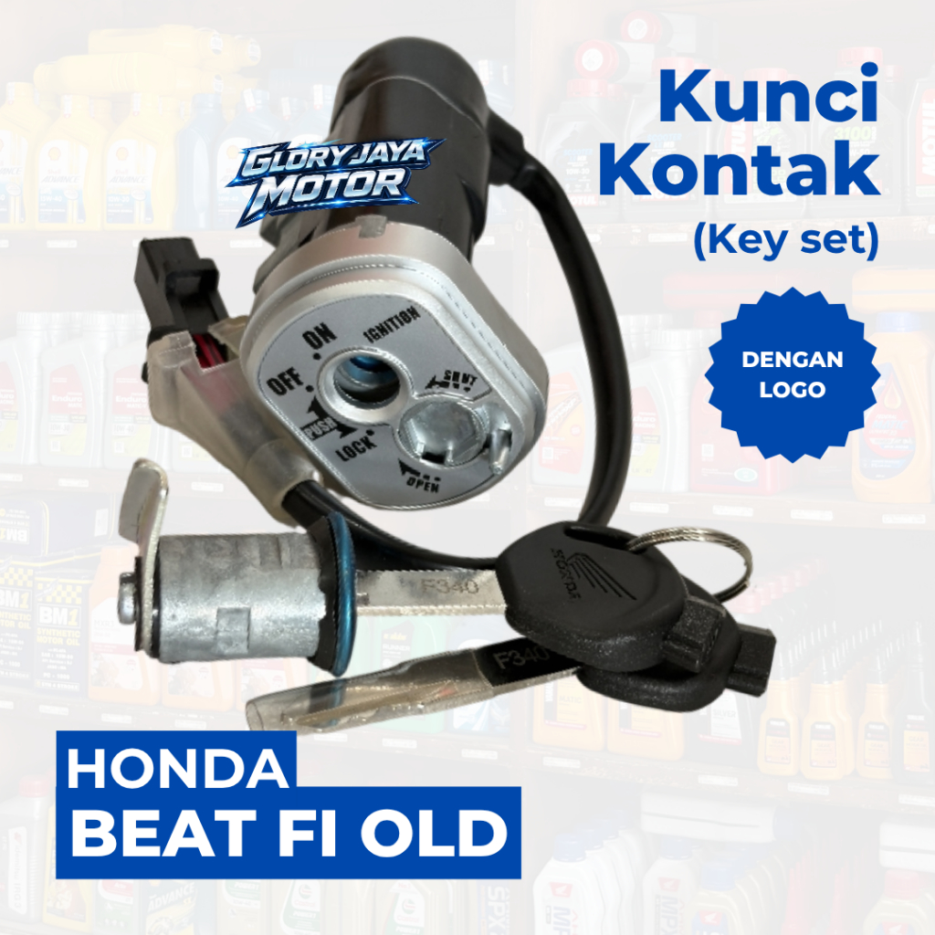 KUNCI KONTAK KEY SET MOTOR HONDA BEAT FI/ BEAT ESP/ BEAT POP/ BEAT STREET ORI