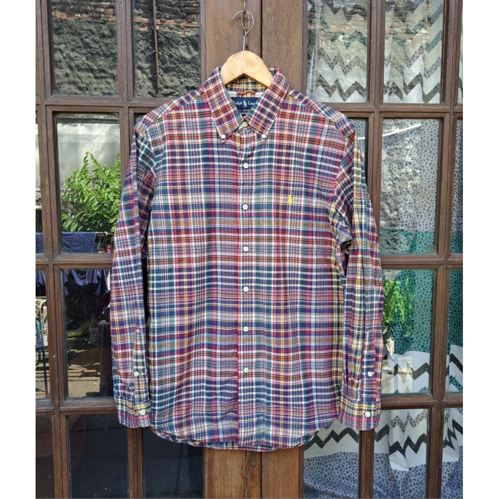 Ralph Lauren Kemeja Panjang Polo Ralph Lauren Mens L Slim