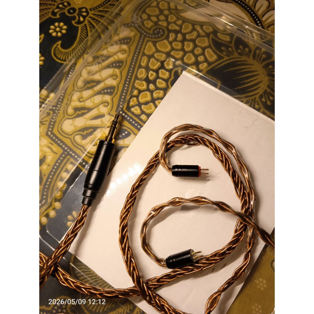 KBEar 16 core pure copper cable 2 pin 0.78mm kabel second bekas
