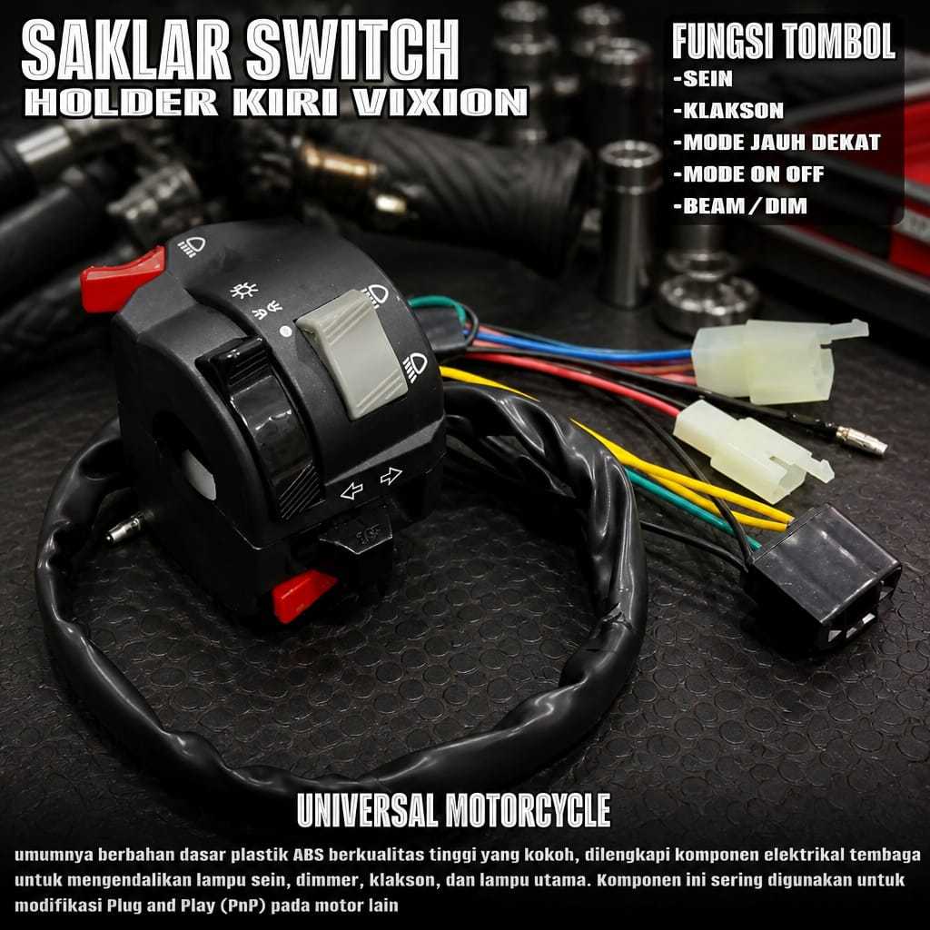 Saklar kiri vixion holder saklar kiri vixion universal semua motor