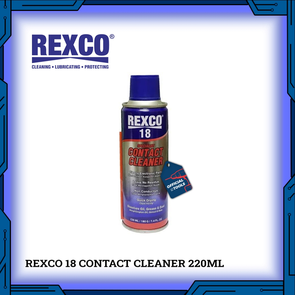 REXCO 18 Contact Cleaner 500 ML dan 220ml Pembersih Elektrik REXCO 18