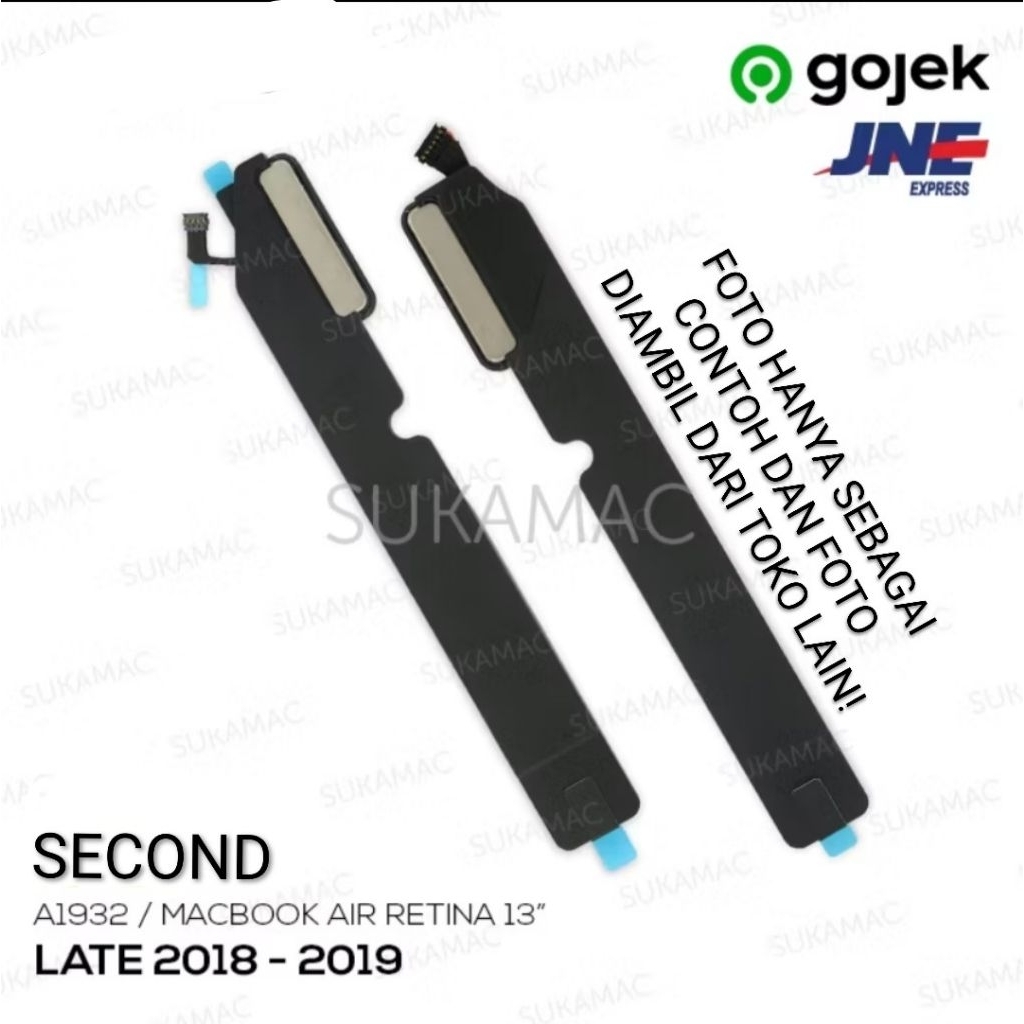Speaker Macbook Air 2019 A1932 Original Apple Bagian Kanan Second