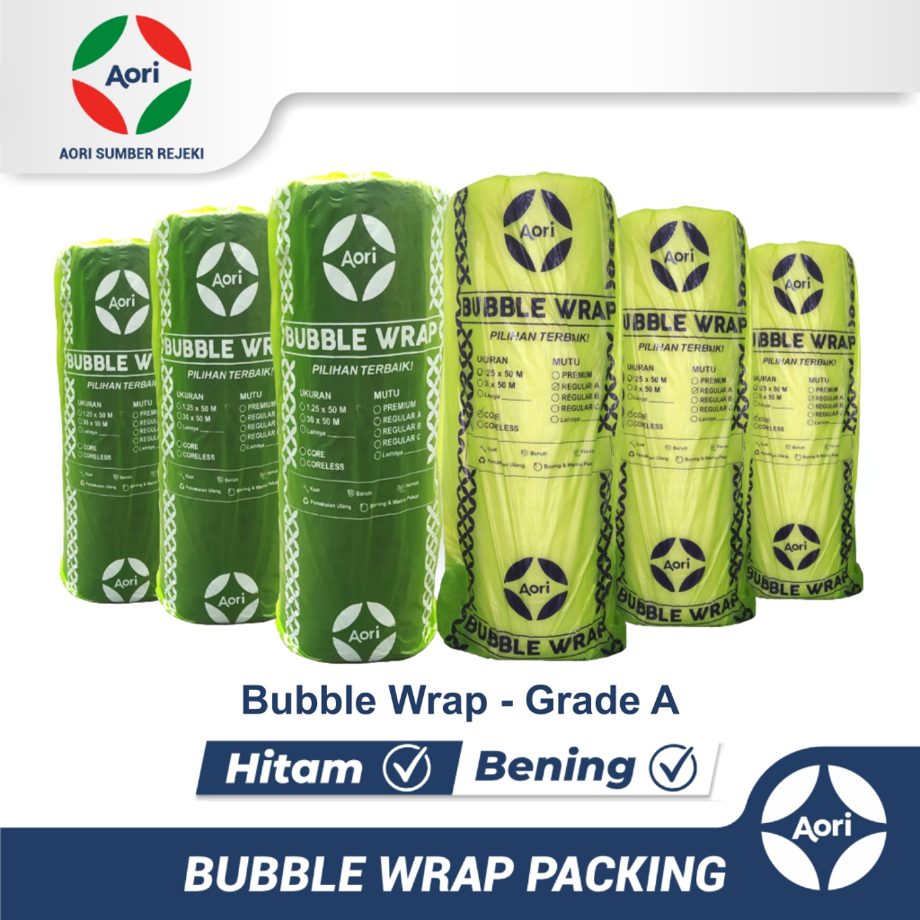 AORI Bubble Wrap Grade REGULER A 1,25m
